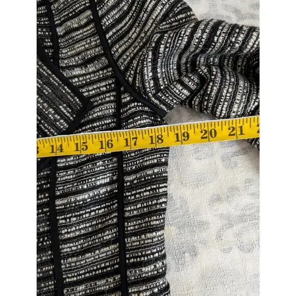 Milly Open Front Wool Blend Tweed Jacket - Picture 13 of 14